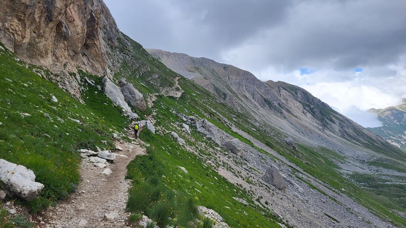 Querung zur Sella di Monte Aquila (2325 m)