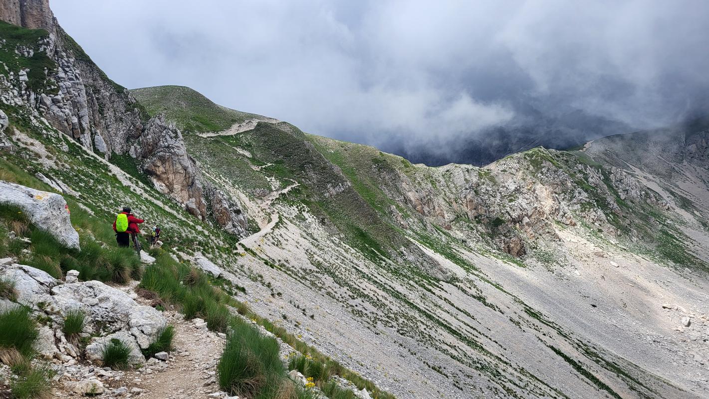 Letzer Aufschwung zur Sella di Monte Aquila (2325 m)