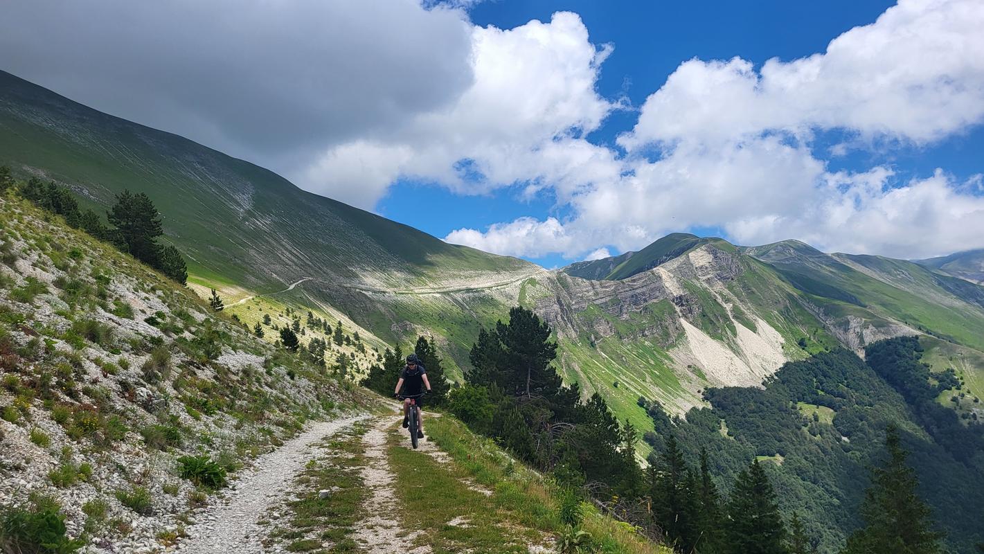 Blick zurück zum Passo Cattivo 