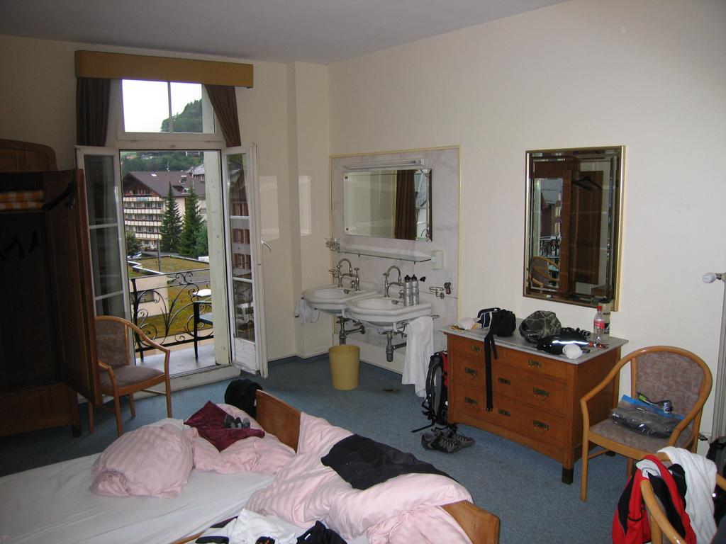 Zimmer im Bellevue-Terminus in Engelberg (1004m)
