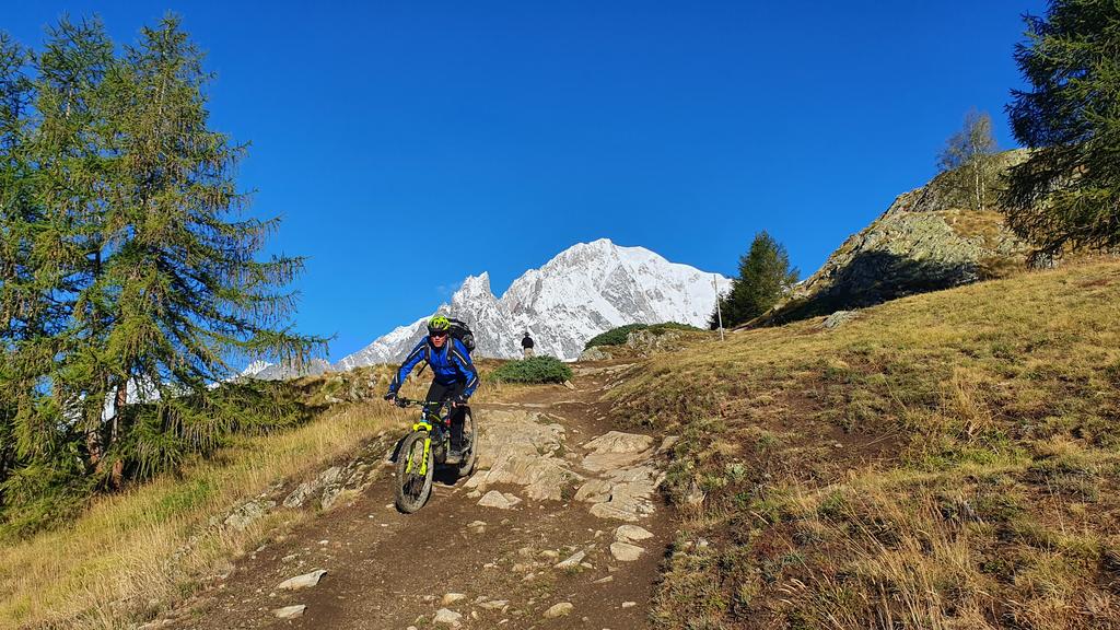 Trailhead mit Mont Blanc