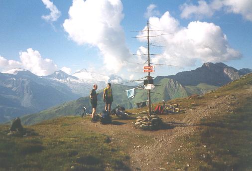 Am Geiseljoch (2292 m)