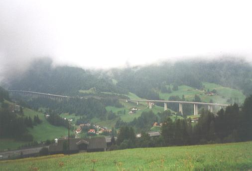 Brennerautobahn bei Vinaders