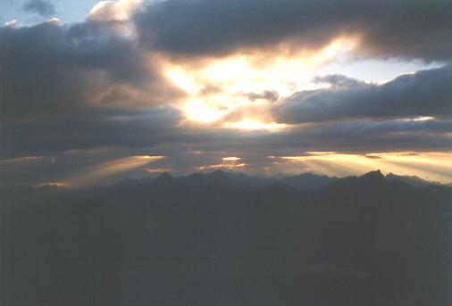 Sonnenaufgang am Eisjöchl