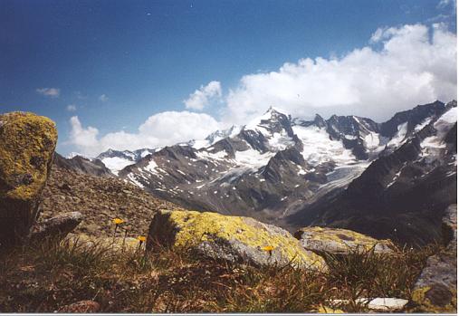 Superpanorama auf dem Alpenhauptkamm