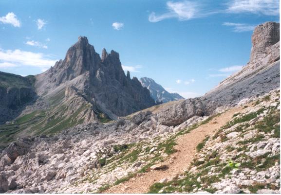 Rückblick auf Cima d'Ambrizzola (2715 m)