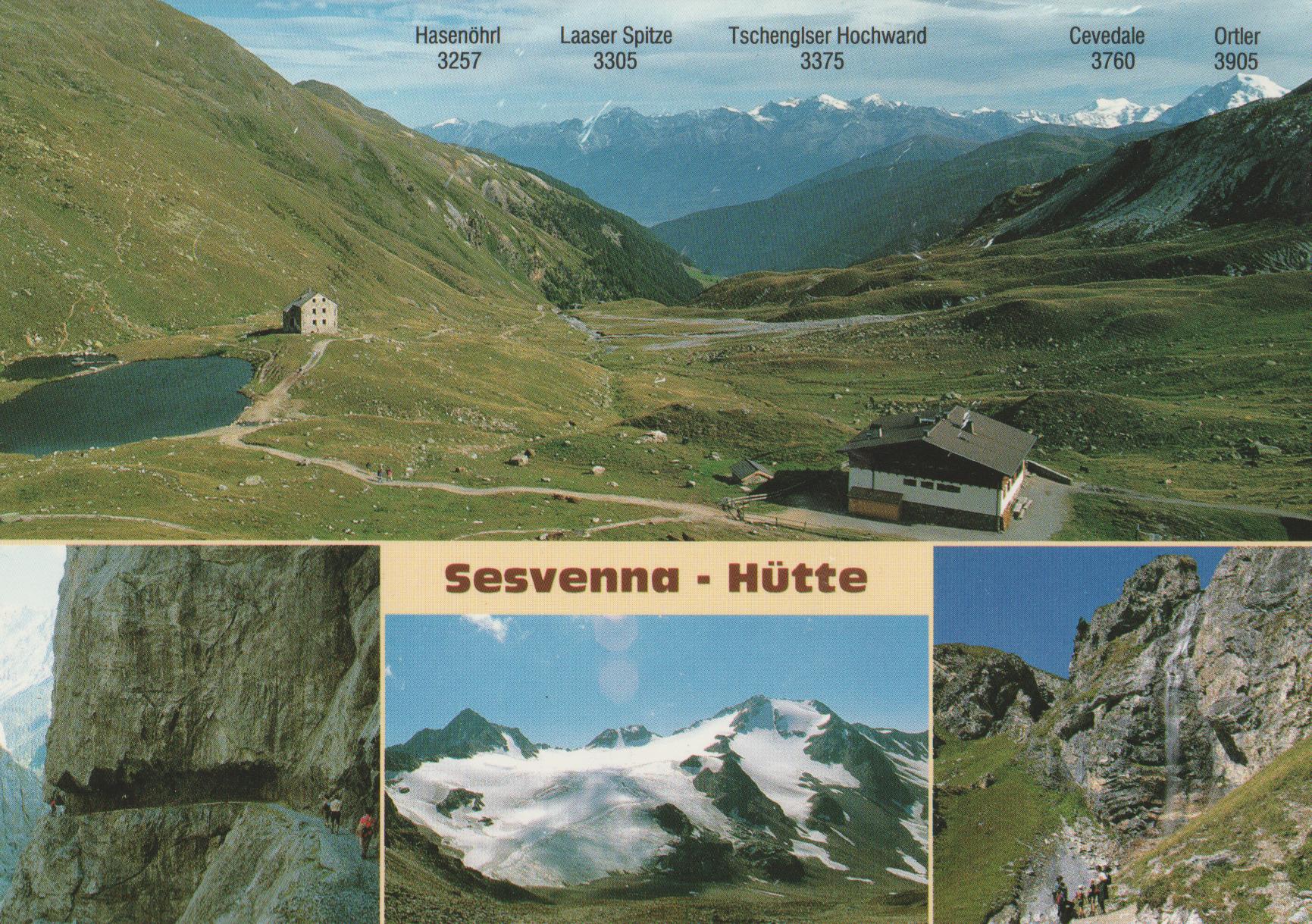 Sesvannahütte (2256 m) [Postkarte]